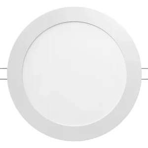 O Painel redondo de embutir 18W 3000k - branco é a escolha perfeita para quem busca uma iluminação quente, confortável e eficiente.