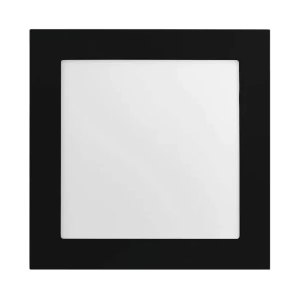 Painel quadrado embutir 36w 4000k - preto