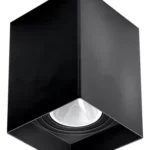 Spot Cristallux Sobrepor Quadrado MR16 Preto