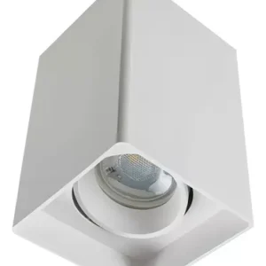 Spot Cristallux Sobrepor Quadrado MR16 Branco